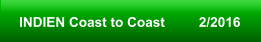 INDIEN Coast to Coast         2/2016