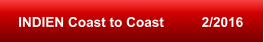 INDIEN Coast to Coast          2/2016